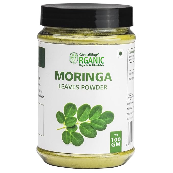 Jar Organic Moringa Leaves Powder – Superfood for Energy, Immunity & Detox