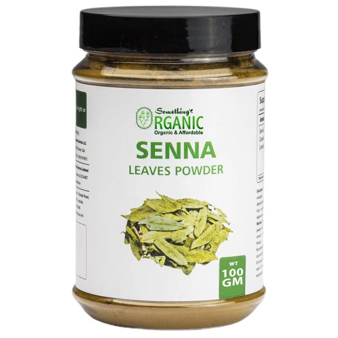 Jar Senna Leaves Powder – Natural Digestive Aid & Detoxifying Herbal Supplement